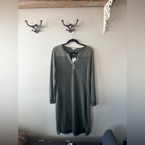 SANDWHICH_ | Dark olive Jersey dress NWT | size small - Picture 5 of 11